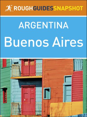 cover image of The Rough Guide Snapshot Argentina
